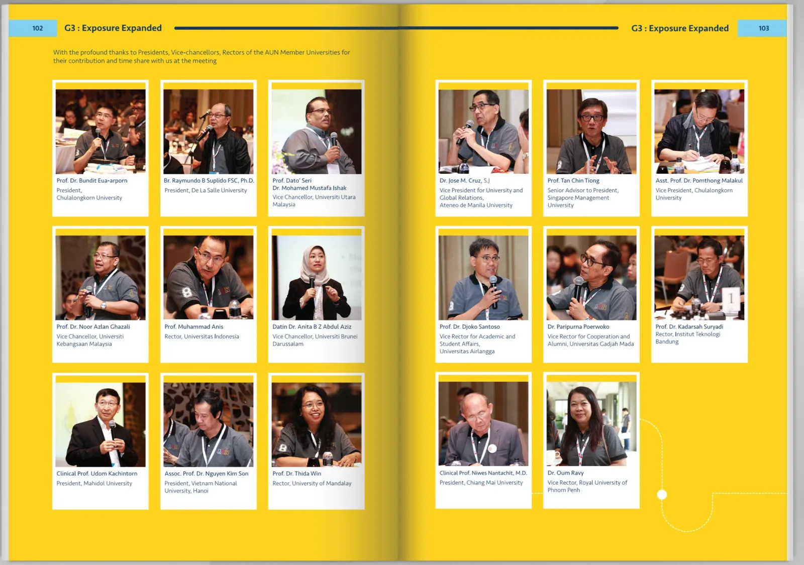 ASEAN University Network — ภาพจริงจากเว็บเดิม ComInnoCenter