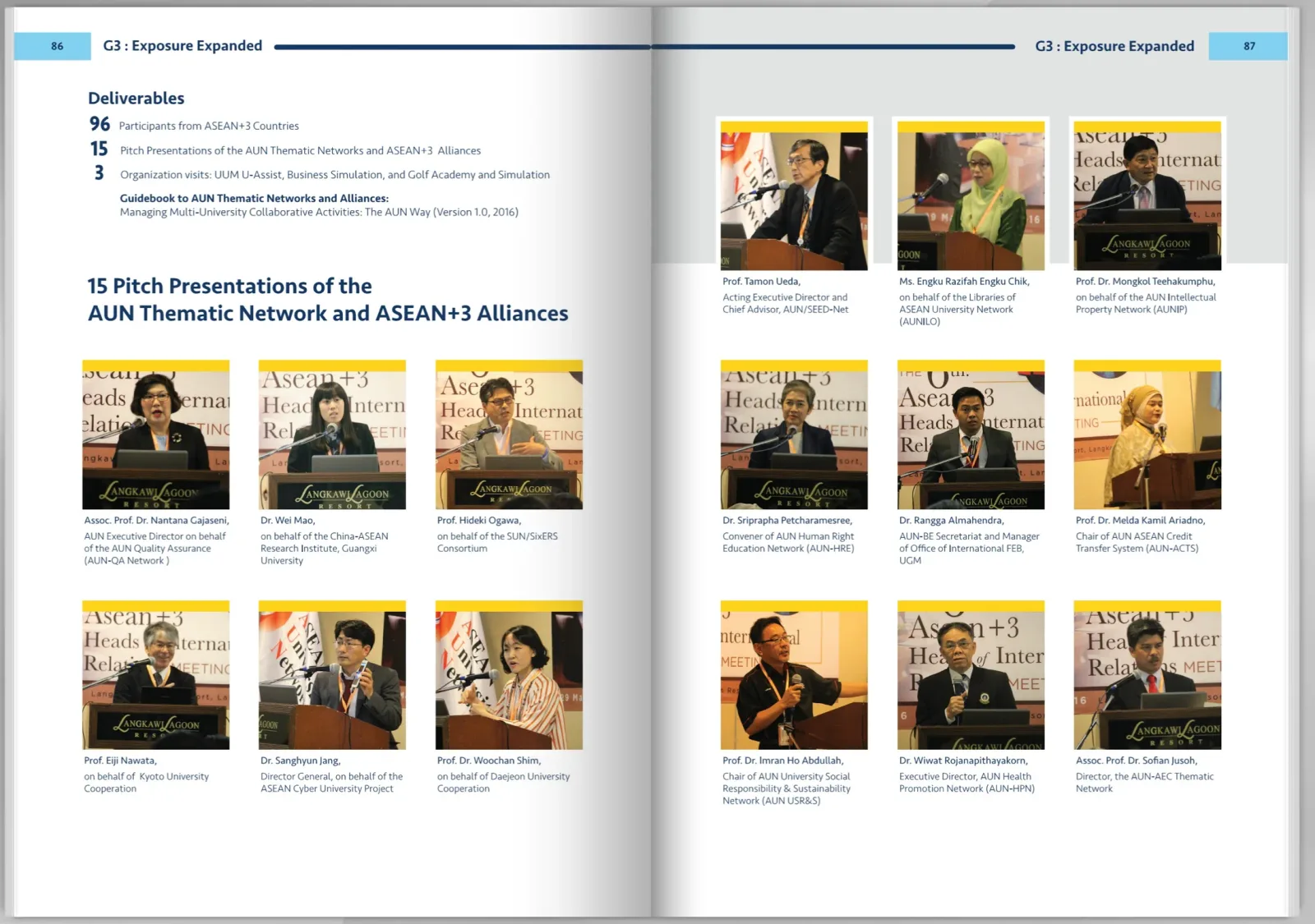 ASEAN University Network — ภาพจริงจากเว็บเดิม ComInnoCenter